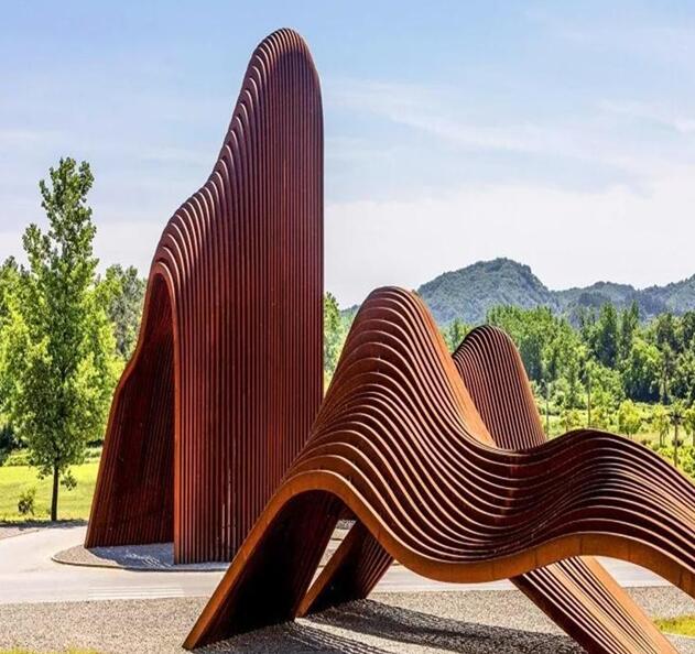 长岛锈钢板造型